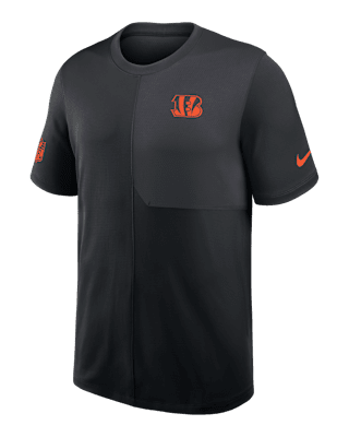 【Nike】Cincinnati Bengals Club Men's Nike NFL Pullover Crew Men's Nike Black Cincinnati Bengals Club Logo Pullover Hoodie